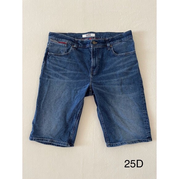 Vintage Tommy Hilfiger‎ Shorts Mens Size 38 Blue Relaxed Denim Jorts Y2K - Picture 1 of 13
